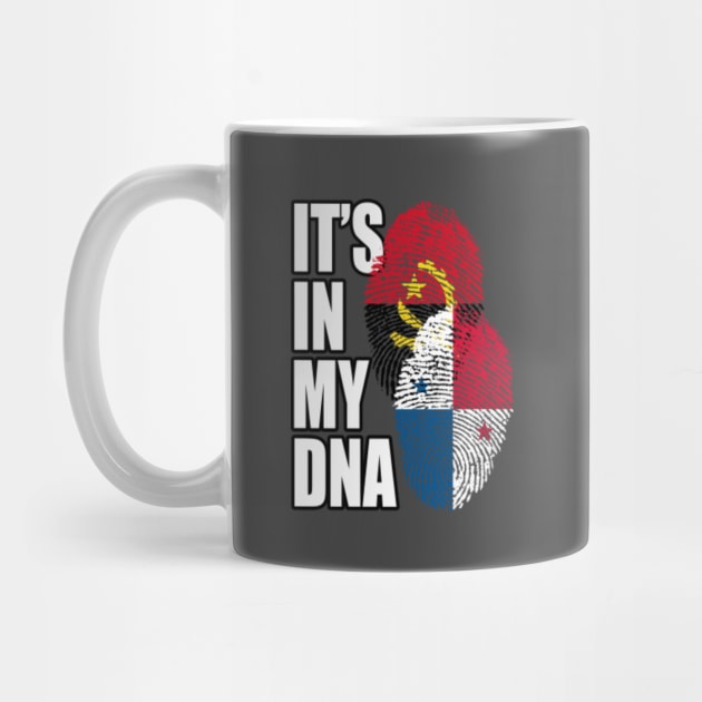 Angolan And Panamanian Mix Heritage DNA Flag by Just Rep It!!